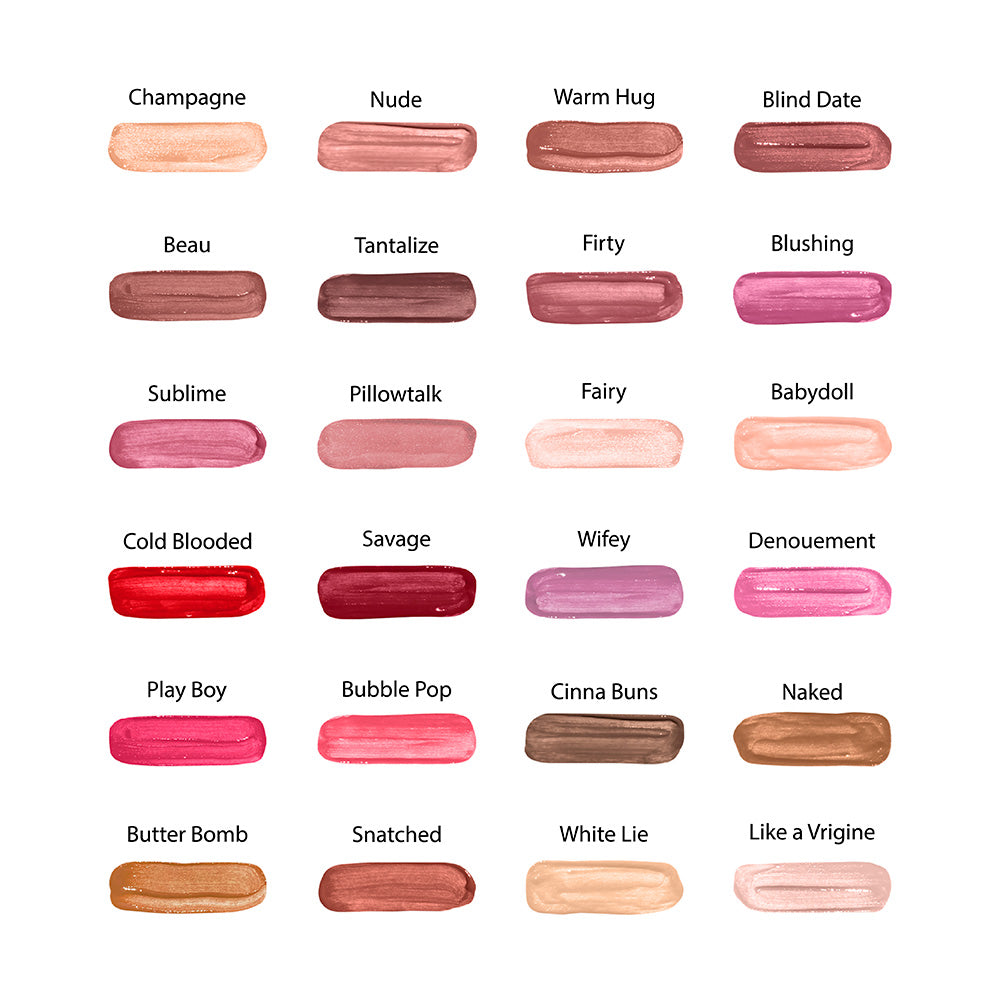 Labial Líquido Cremoso Butter Bomb ¡24 Tonos! - Ruby Kisses