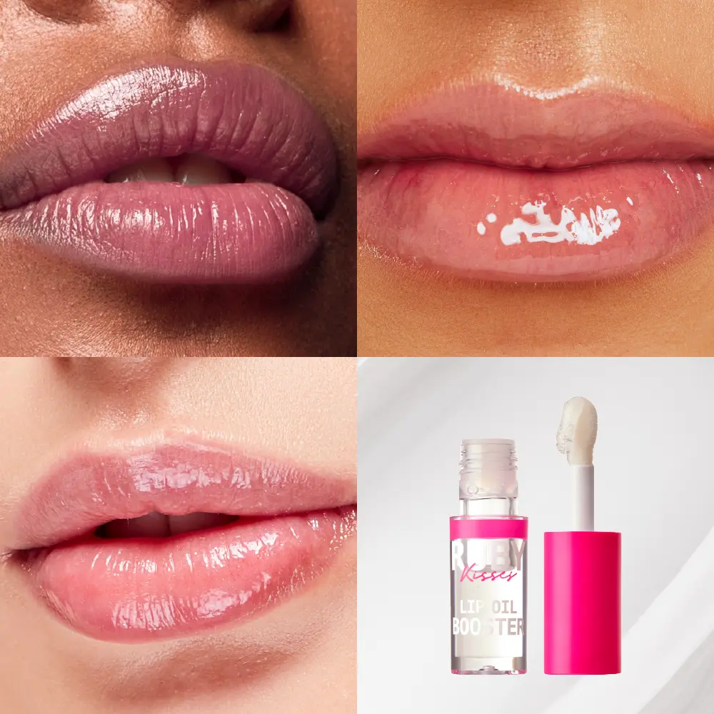 Labial Lip Oil Booster | 11 Tonos | Clear - Ruby Kisses