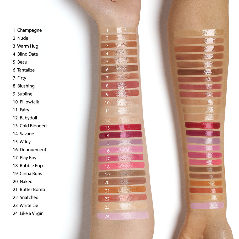 Labial Líquido Cremoso Butter Bomb ¡24 Tonos! - Ruby Kisses