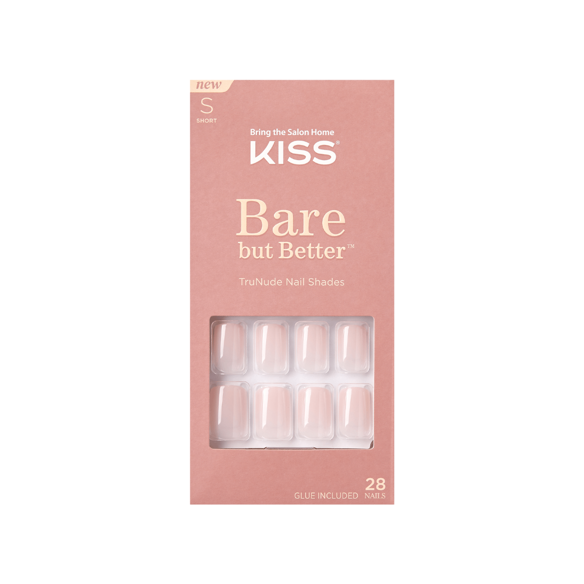Uñas postizas Glue-On Bare-But-Better Nails - Nudies.