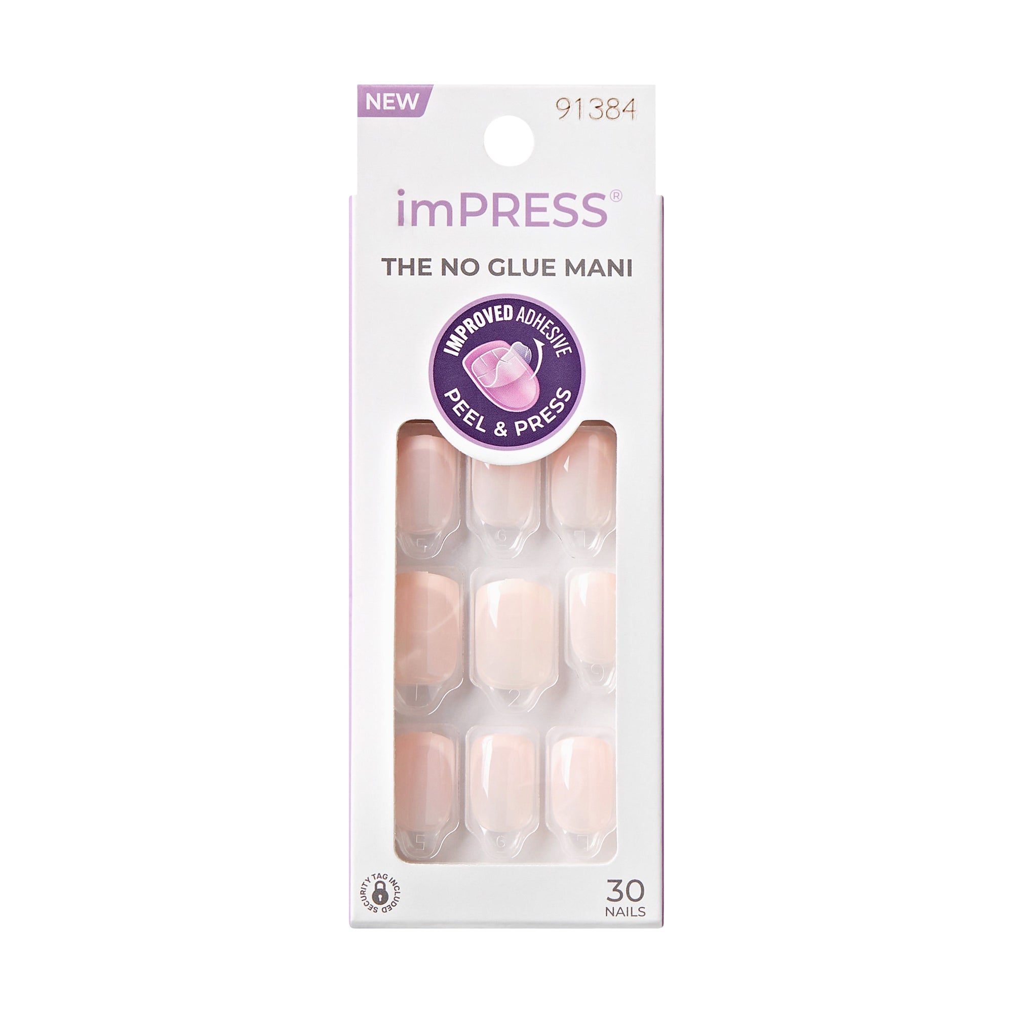 Uñas postizas press-on imPRESS Bare French - Heroic