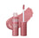 Labial Líquido Cremoso Butter Bomb Pillow Talk 10 Ruby Kisses, el envase junto a una muestra del color