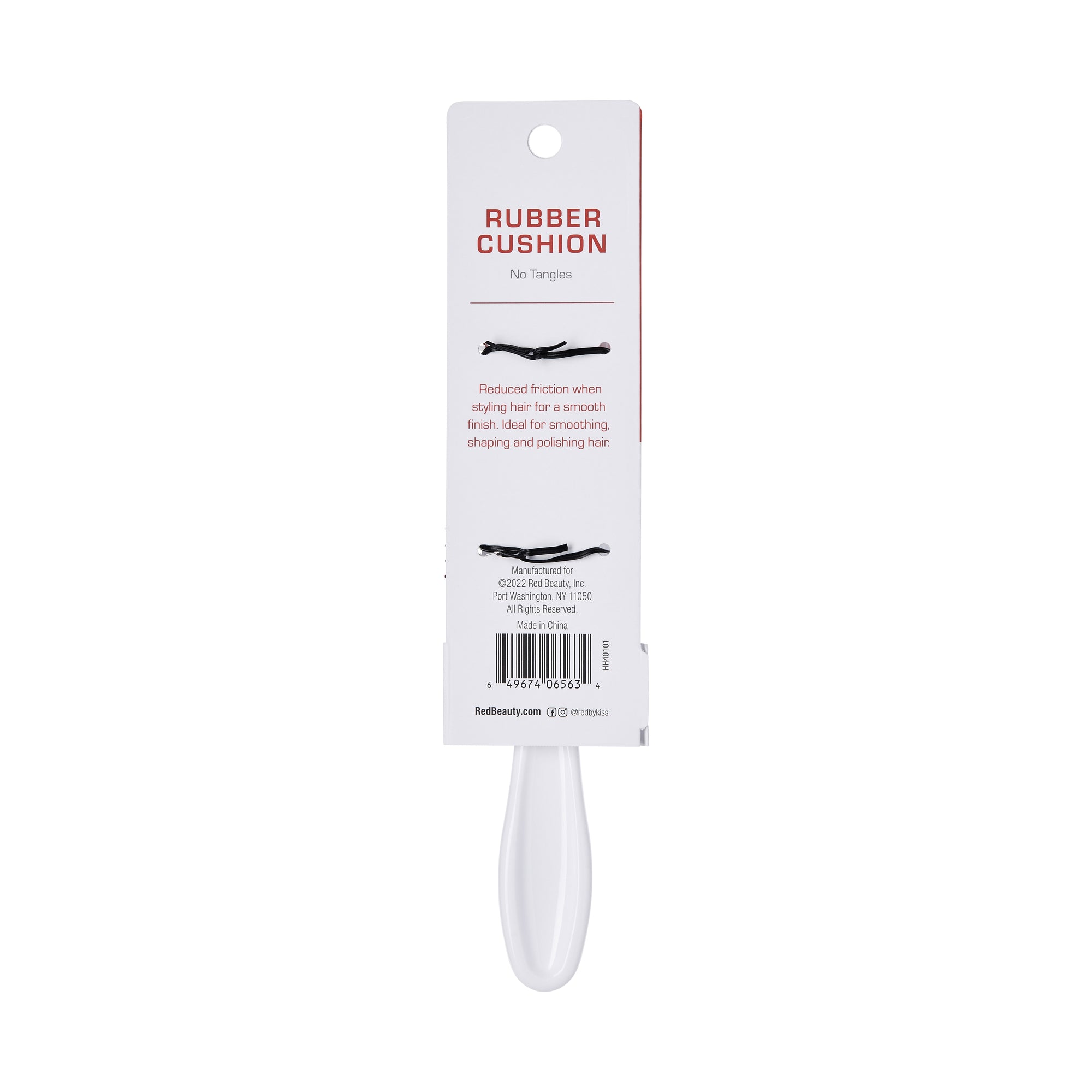 RED by KISS Cepillo de Goma Rubber Cushion – Control y Definicion