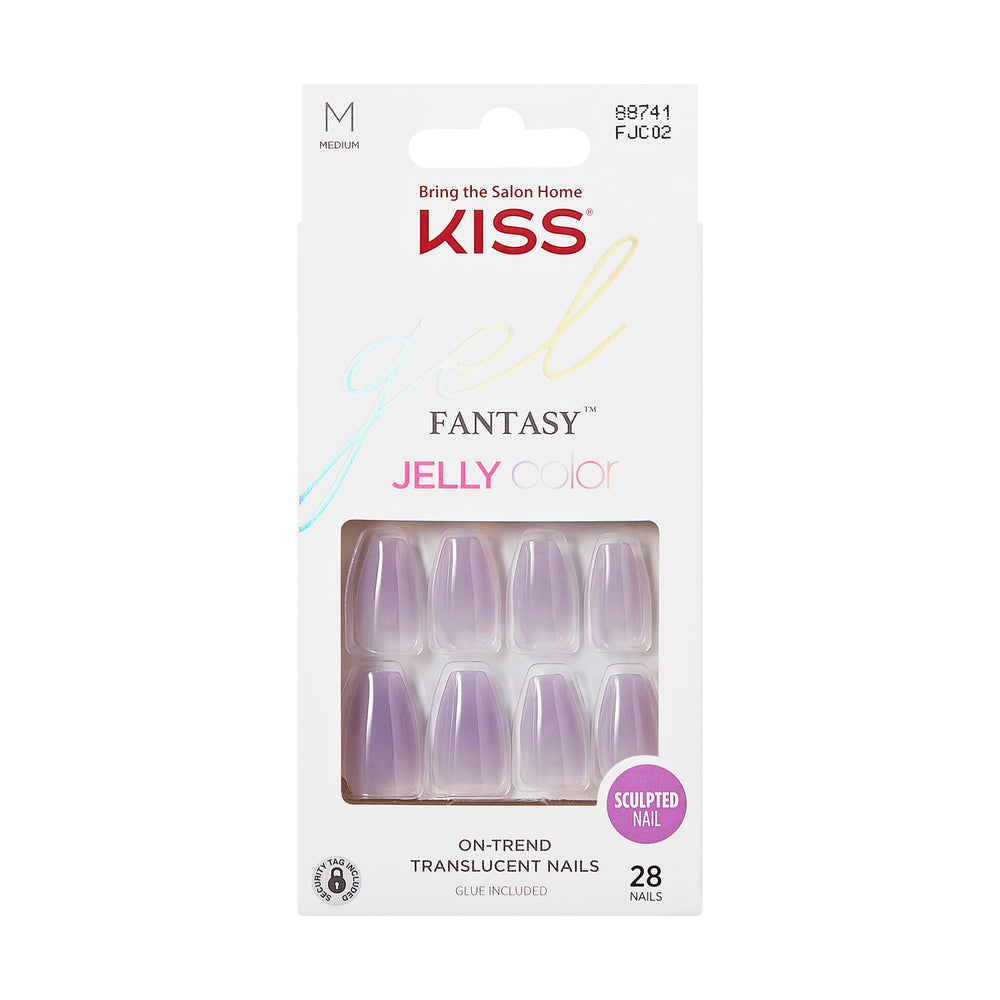 KISS Gel Fantasy Sculpted Glue-On Nails - Quince Jelly_1