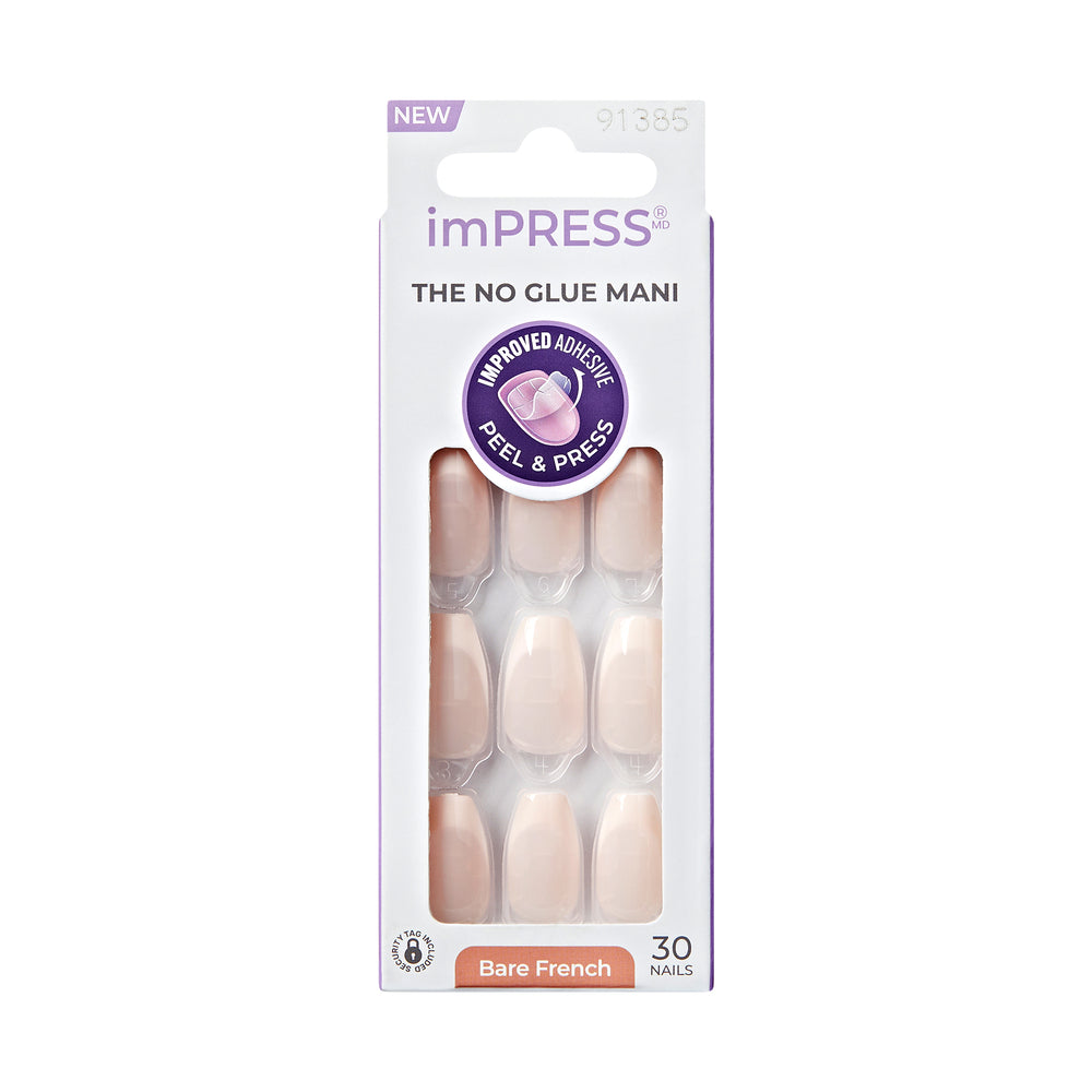 imPRESS Press-On Nails Bare French - Genuine_2