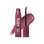 Labial Líquido Lip Vinyl Tint Dusty Mauve 05 Ruby Kisses, el envase junto a una muestra del color