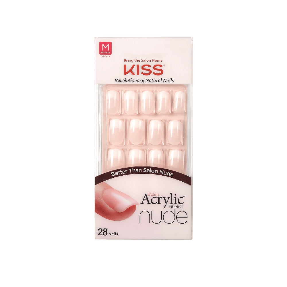 KISS Salon Acrylic French Nude Nails - Cashmere_2