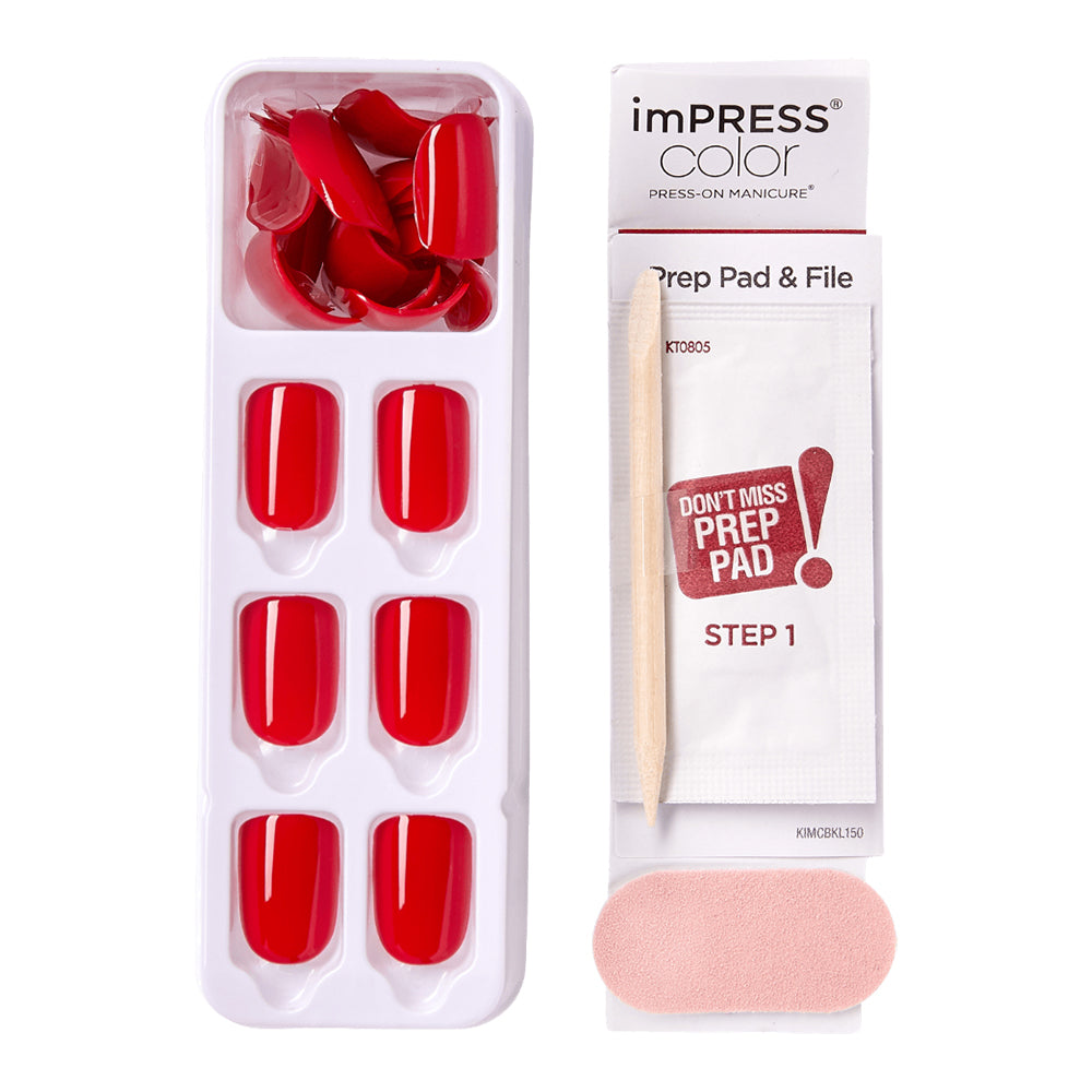 imPRESS Press-On Manicure - Reddy or Not_2