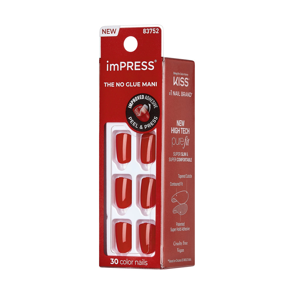 imPRESS Press-On Manicure - Reddy or Not_4