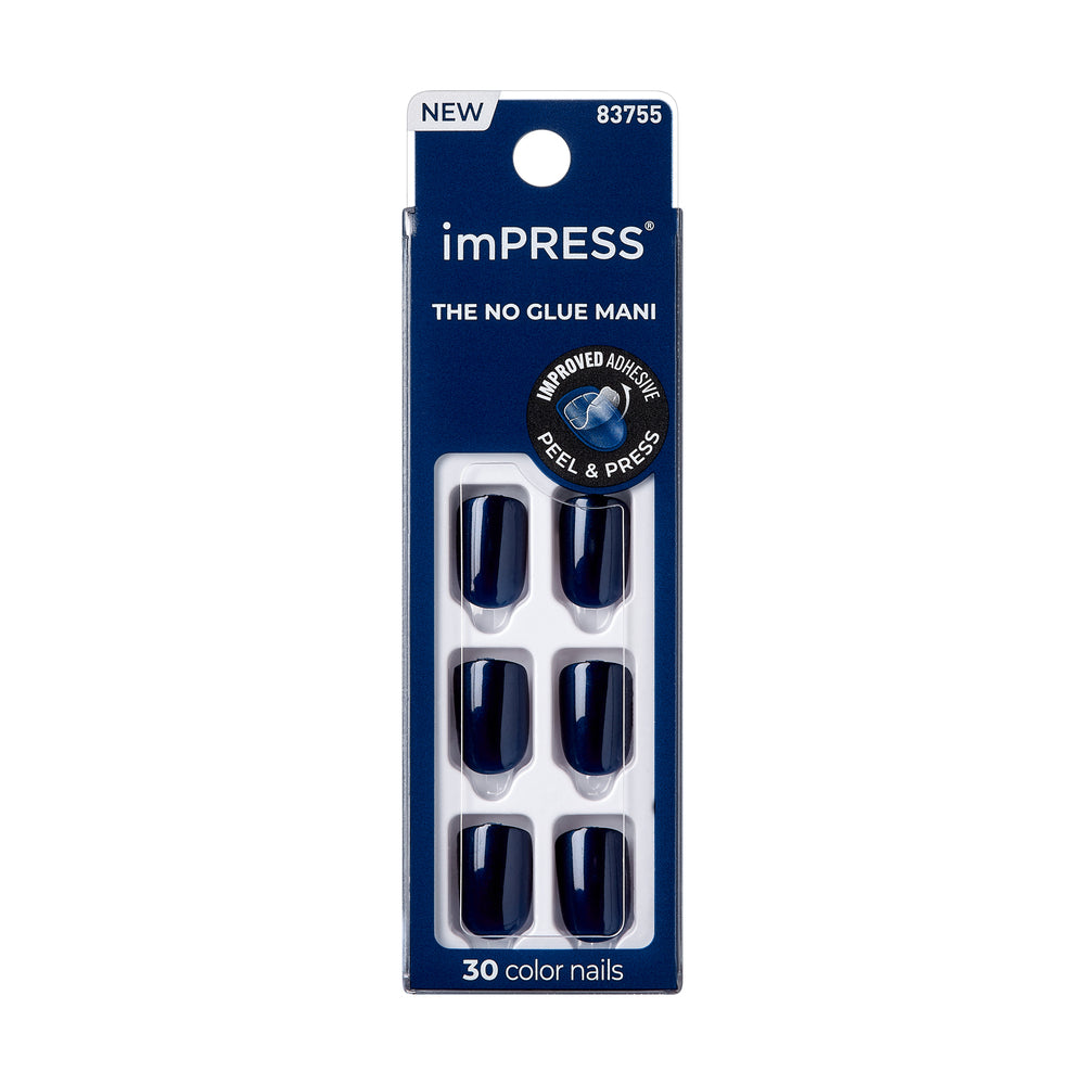 imPRESS Press-On Manicure - Never Too Navy_2