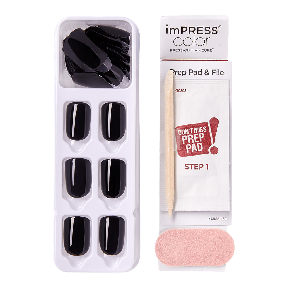 imPRESS Press-On Manicure - All Black_3