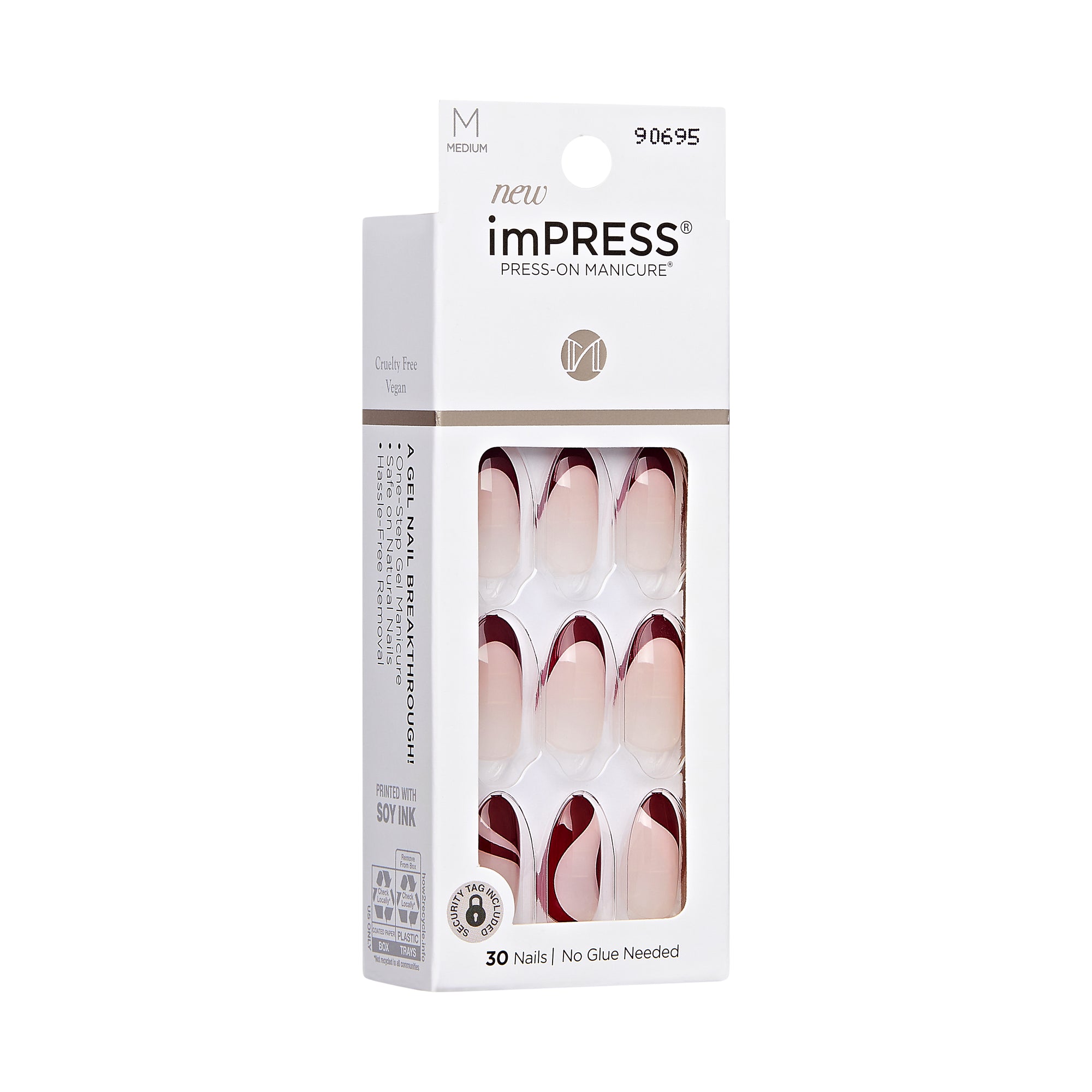 LANZAMIENTO! imPRESS Press-On Nails Medium - Vision