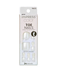 RE-STOCK! imPRESS Toenails - Lustre White