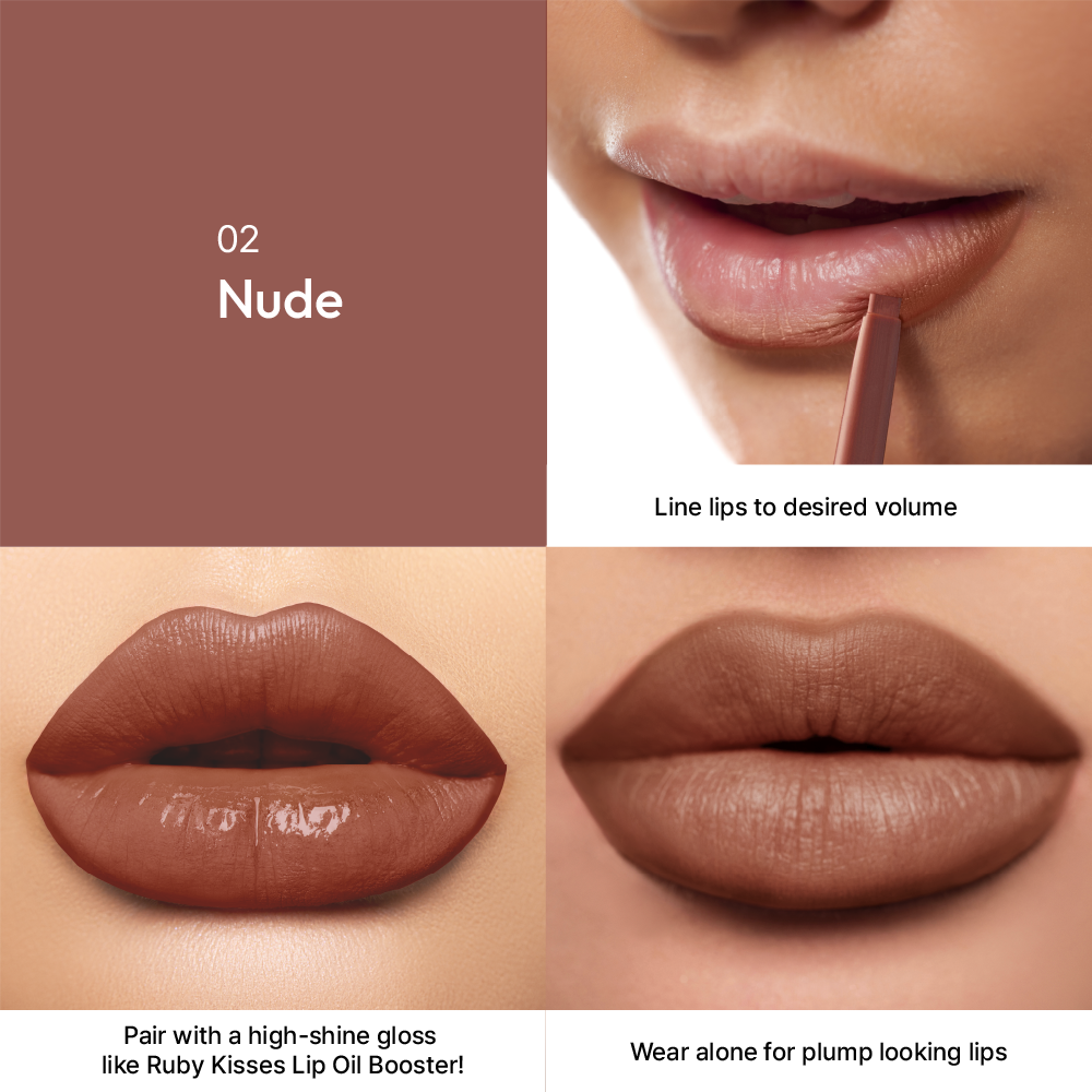 Delineador de Labios Plumping Lip Liner | 12 Tonos - Ruby Kisses