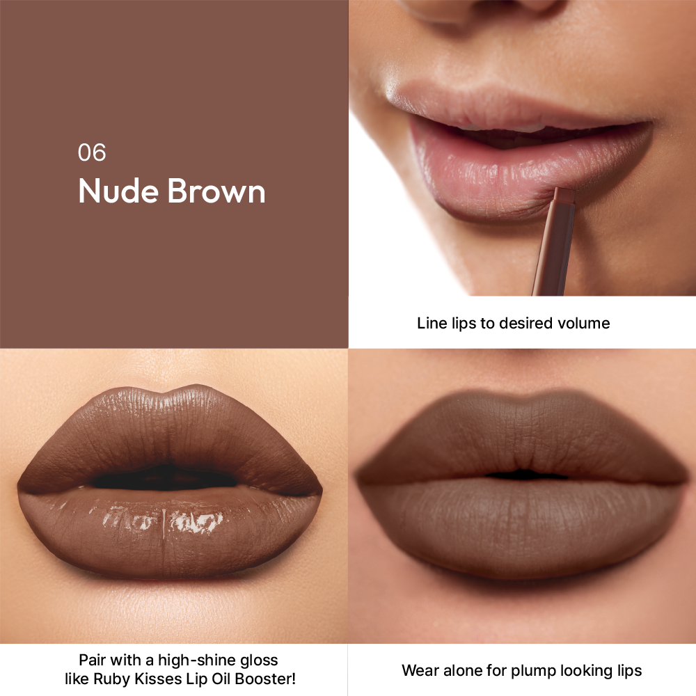 Delineador de Labios Plumping Lip Liner | 12 Tonos - Ruby Kisses