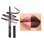 Delineador de Labios Plumping Lip Liner Deep Brown 08 Ruby Kisses, el producto junto al tono aplicado en los labios