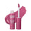 Labial Líquido Cremoso Butter Bomb Blushing 08 Ruby Kisses, el envase junto a una muestra del color