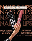 Nails & Lips: All Black Edition