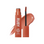 Labial Líquido Lip Vinyl Tint Brown Sugar 03 Ruby Kisses, el envase junto a una muestra del color